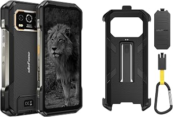 Ulefone Armor 27 Pro 5G Rugged Phone & Case, 64MP+50MP+50MP Triple Real Camera, 24GB+256GB MTK Dimensity 6300, 10600mAh33W, 30W Wireless Charging, 6.78" FHD+ 120Hz Corning Gorilla Screen