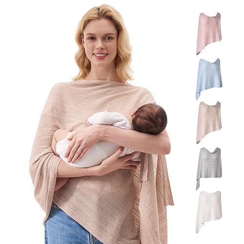 Momcozy Funda de lactancia ultraligera para lactancia materna, tela Tencel Lyocell suave y transpirable, chal de alimentación multiusos, artículos