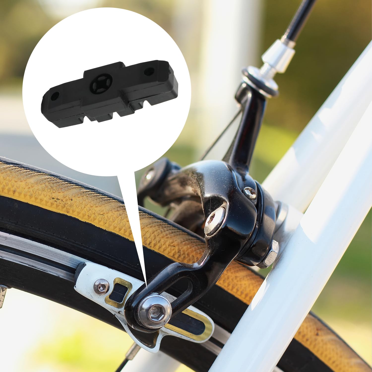 AOYEGIC Bremsbeläge Für Magura HS-Systeme – 4 Stück, Schwarz, Geräuscharm & Langlebig