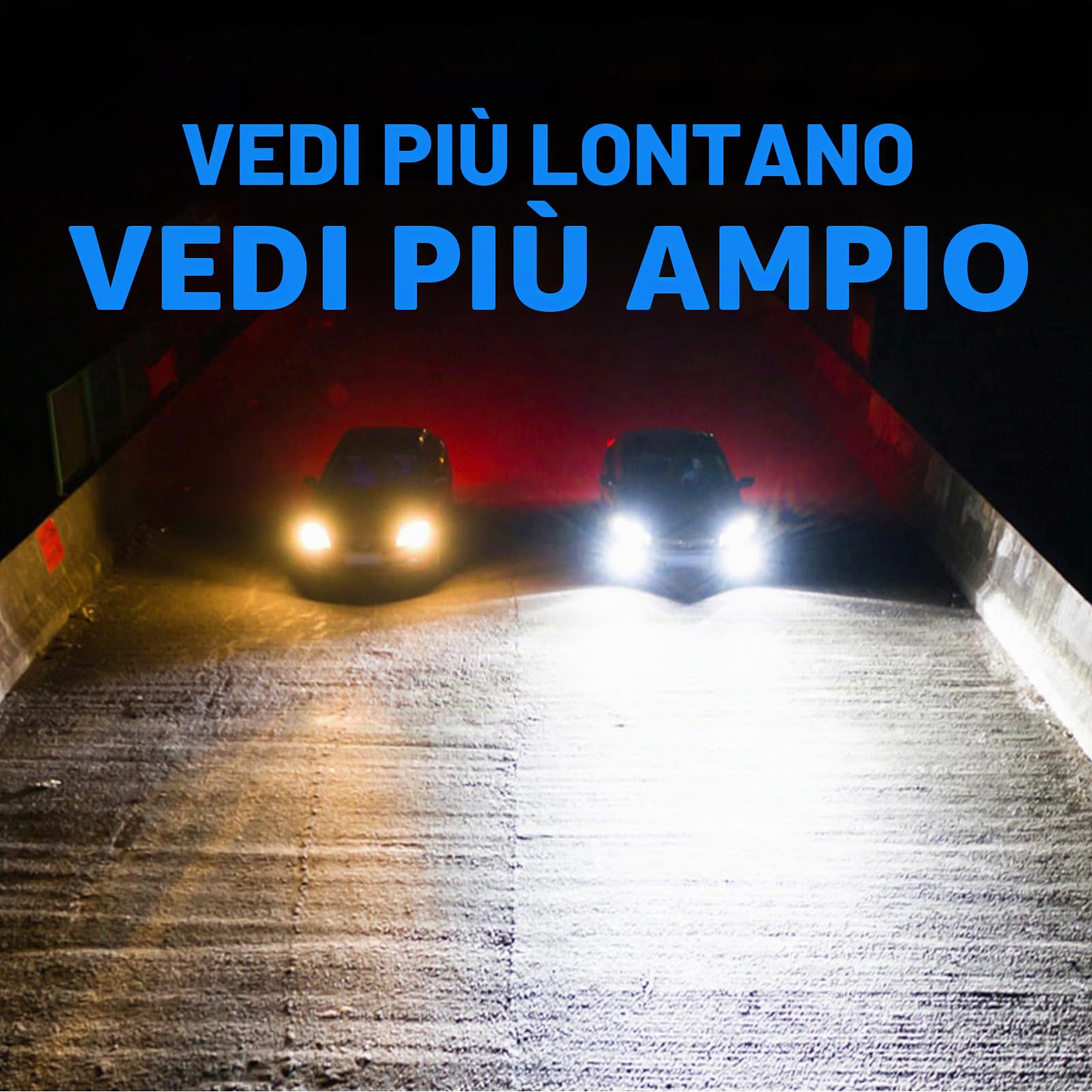D-Lumina Lampadina H15 LED 99.99% Canbus 120W 16000LM 6500K Chip Seoul CSP Super Luminoso Kit di Conversione Fari per Auto a LED Con Ventola di Raffreddamento, 2 pezzi