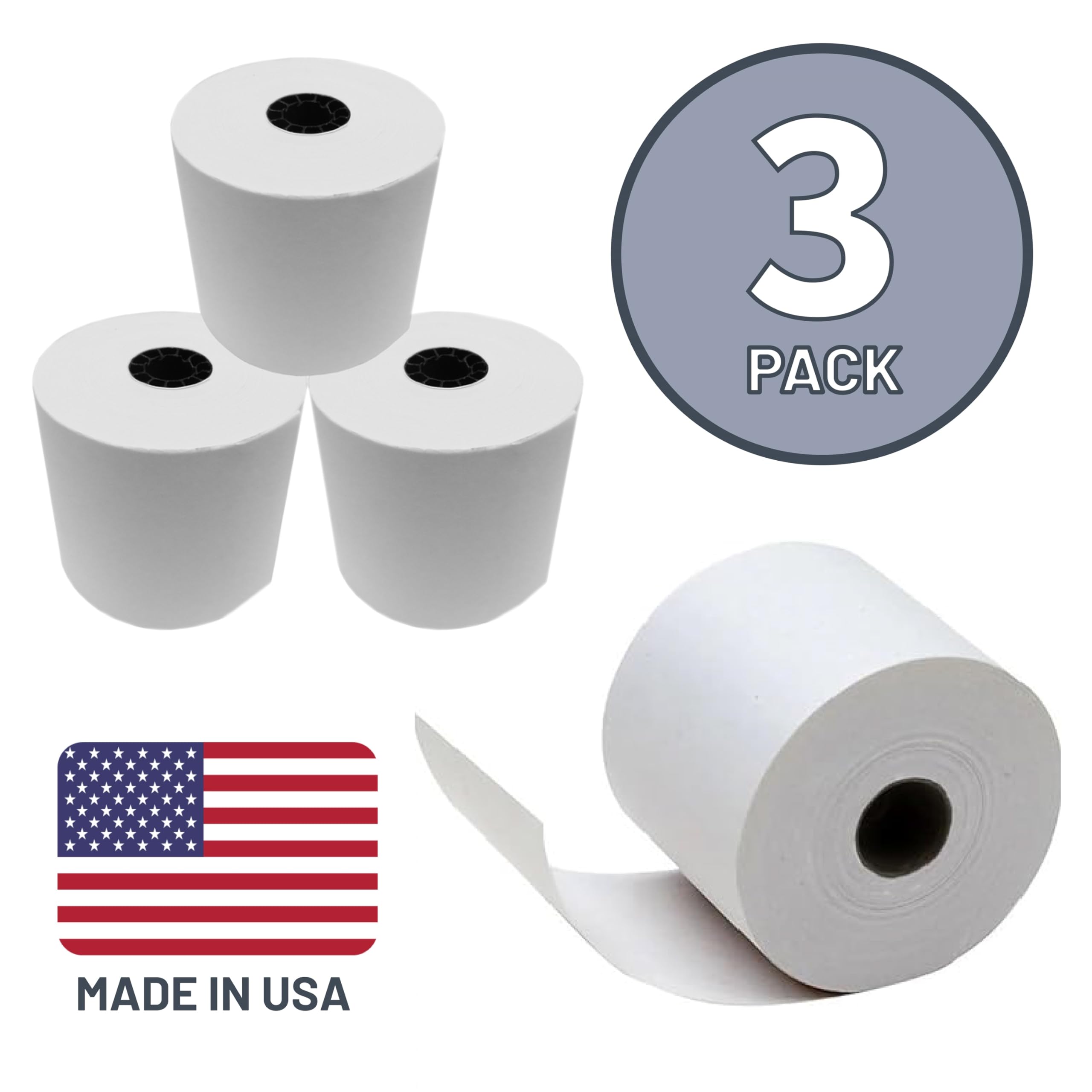 Victor Thermal Paper Roll For Printing Calculators & Cash Registers, 3 Pack, 165 ft (70803) - Image 8