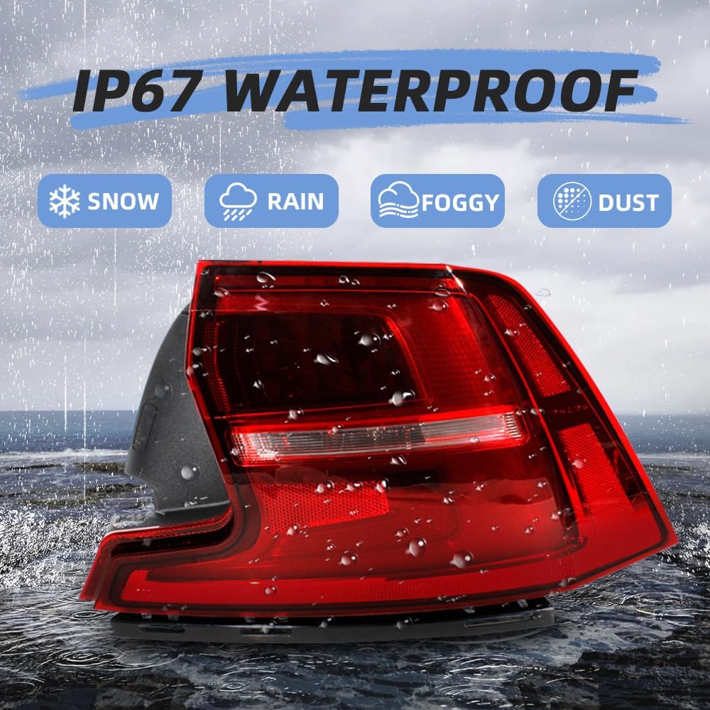 LED Type Tail Light Lamp Assembly Rear Light Lamp Assembly For Volvo S90 2019 2020 2021 2022 2023 2024 | 31698713 | With Brake & Position & Reverse & Turn Lamp (Right Side)