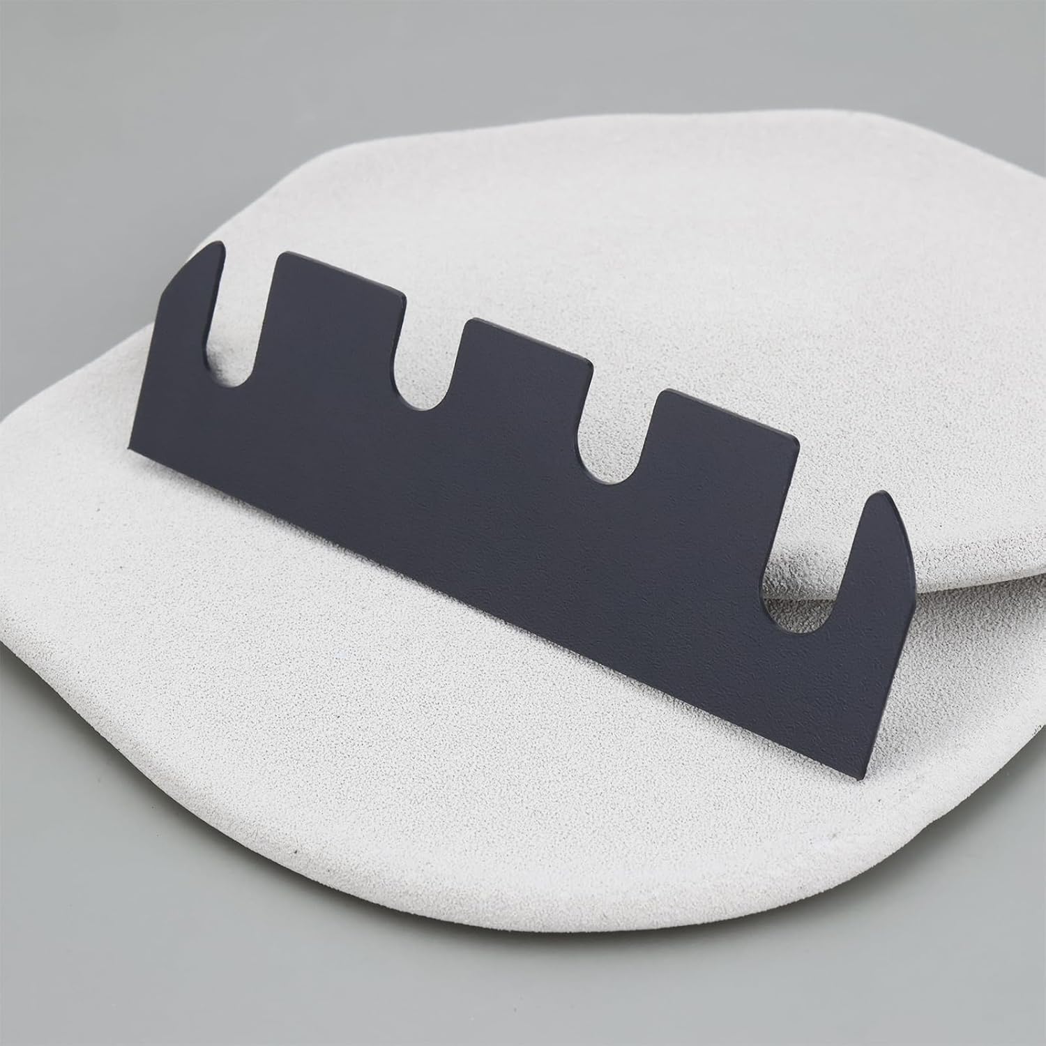 10Pcs Door Hinge Shims 0.040 Inch Thickness 4.5 Inch Length Black Coated Gasket Residential and Commercial Doors