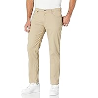 Amazon Essentials Pantaloni in Twill Elasticizzati con 5 Tasche con Taglio Dritto Uomo