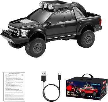WSTER WS-589 Off-Road Pickup Truck Bluetooth Speaker Black