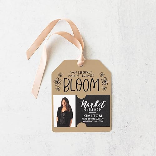 Miniatura 3 de "Your Referrals Make My Business Bloom" | Pop By Gift Tag | 56-GT001