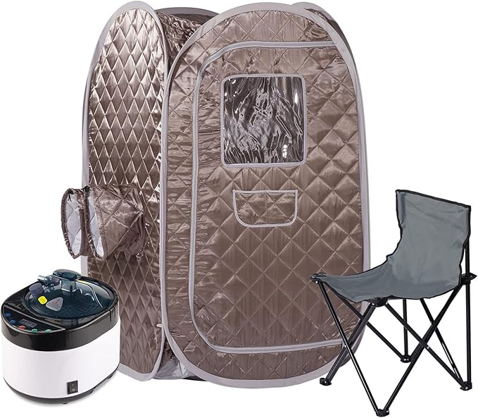 ZONEMEL Personal Steam Sauna for Home, Portable Full Body