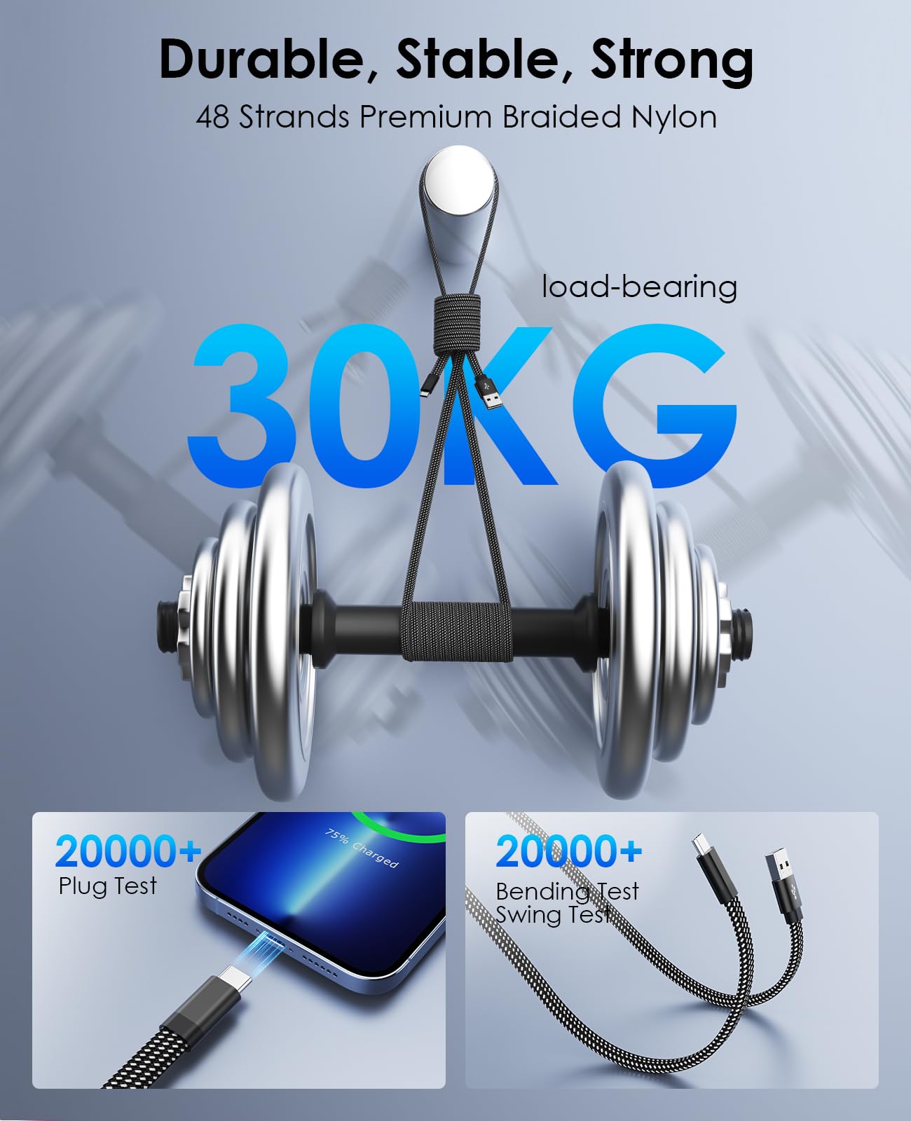 Magtame Cavo USB-C magnetico USB A a USB-C da 1 m, cavo di ricarica USB C piatto rivolto tipo cavo di ricarica rapida compatibile con Samsung per dispositivo USB-C per Pad, nero