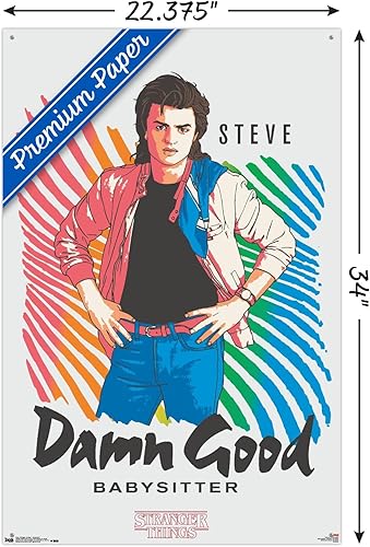 Miniatura 8 de Netflix Stranger Things Season 2 - Póster de pared de niñera con alfileres