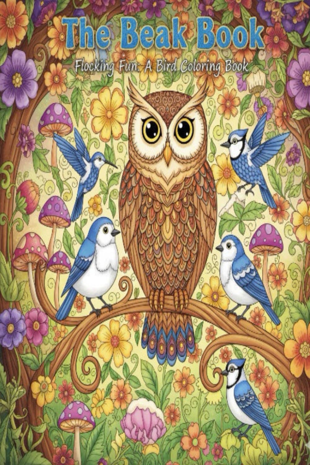 The Beak Book: Flocking Fun A Bird Coloring Book.