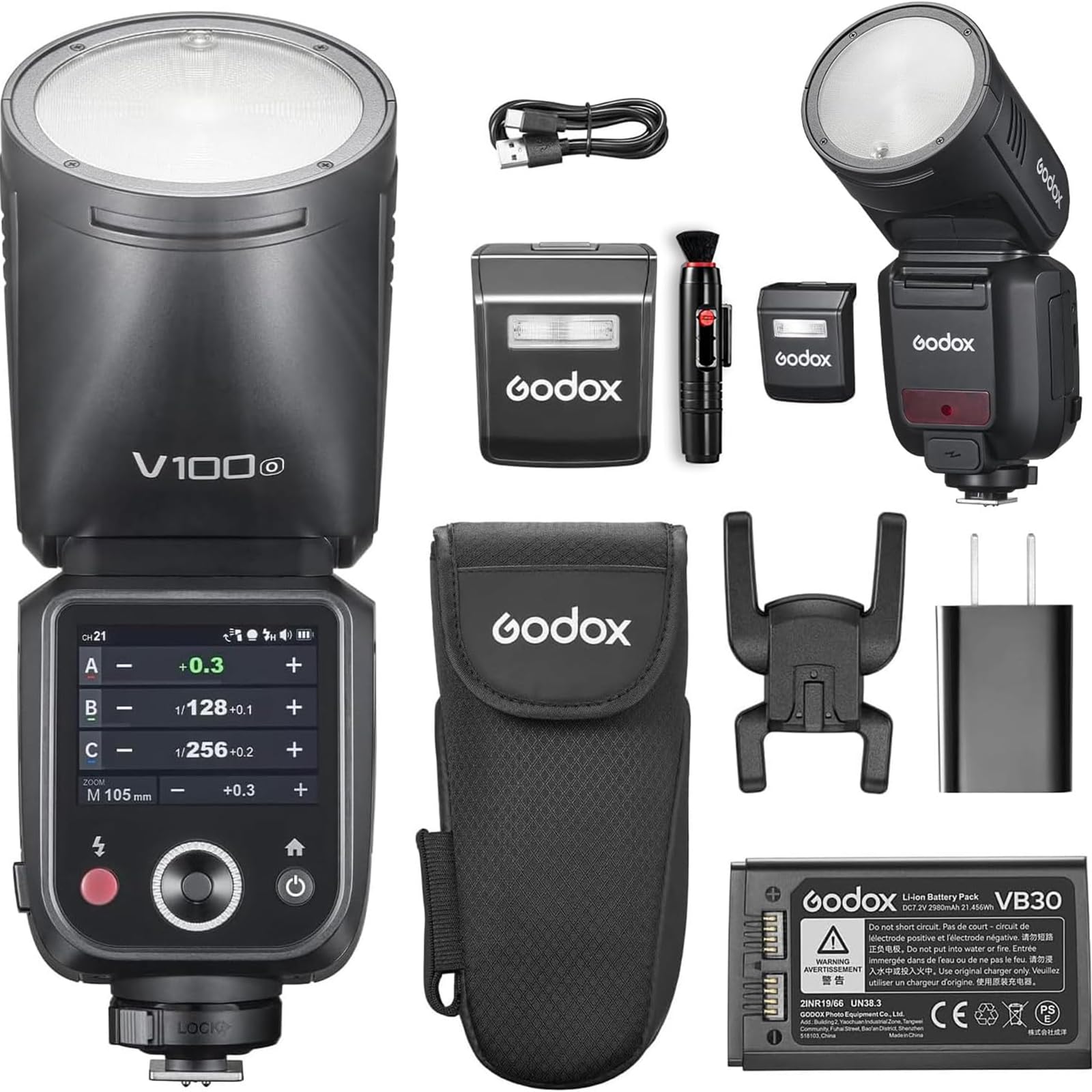 Godox V100 Panasonic, 100Ws Blitz für Olympus Panasonic, Godox V100 Olympus (V100-O)