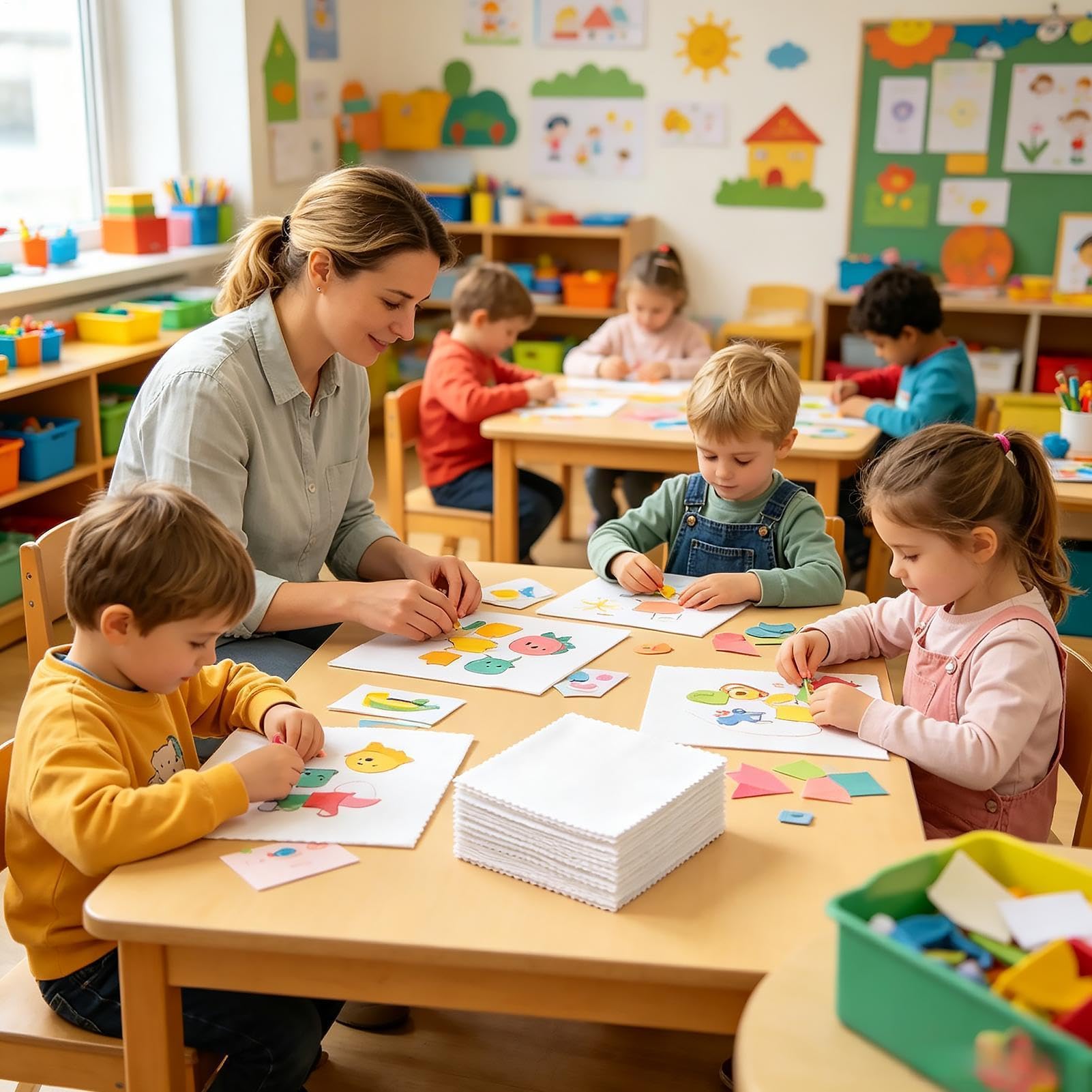 Tessuto di cotone, tessuto quadrato per lavori fai da te, per quilter, principianti, professionisti, collezionisti, donne, madri, casa, studio, laboratorio, aula artigianale
