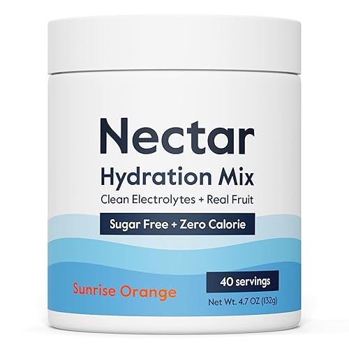 Miniatura 52 de Nectar - Paquete de electrolitos en polvo, sin azúcar y 0 calorías, de frutas orgánicas, hidratación diaria IV para alivio de la deshidratación y la