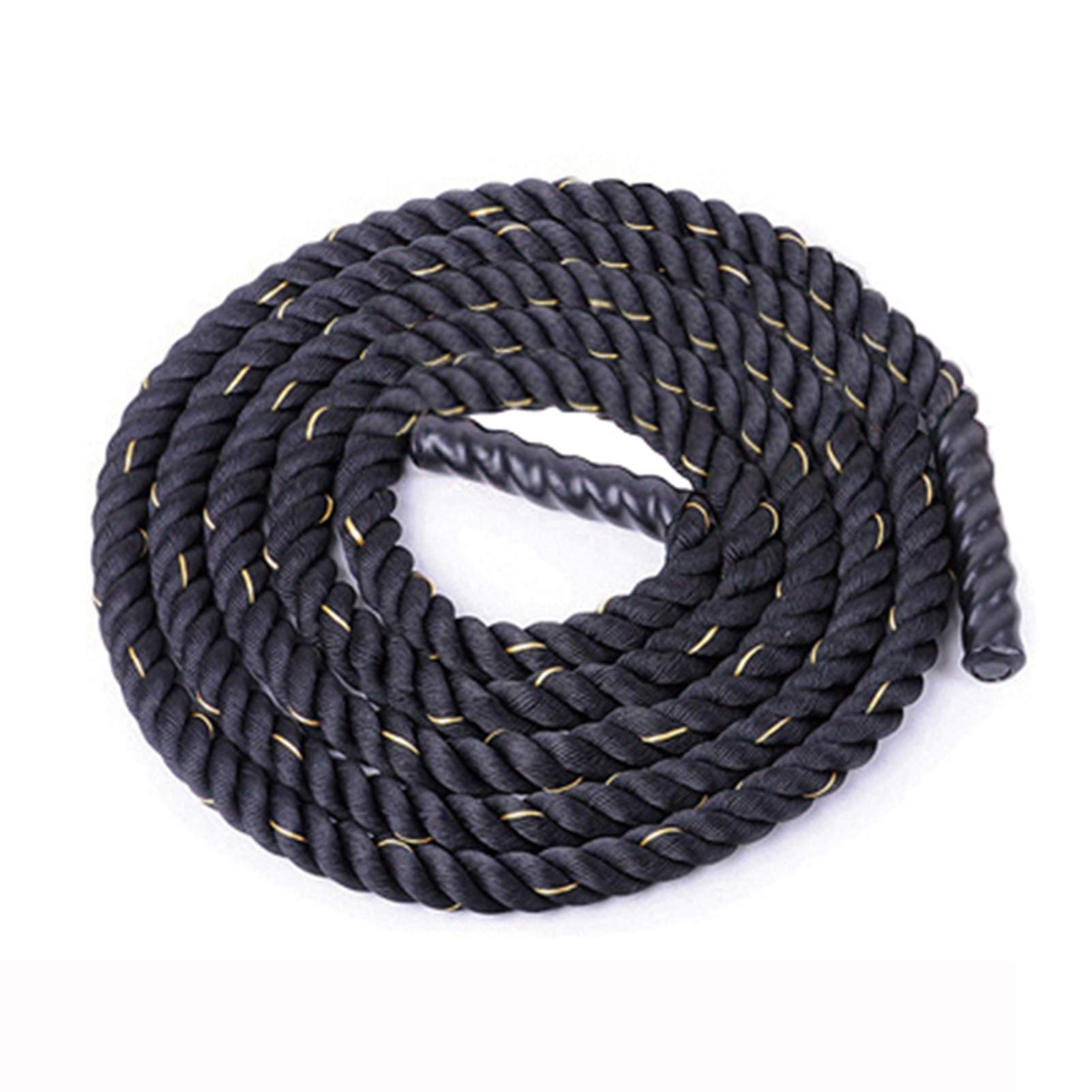 Battle Rope Hua Fitness Battle Seil 9m 12m 15m, Seilspringen, Ganzkörper Sporttrainings Seil, Klettern Seil Im Freien, Verschleißfest Und Langlebig (Size : 25mm*9m)