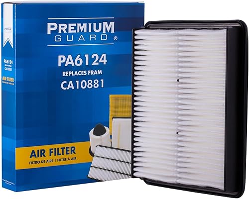 Filtro de aire de motor PG PA6124  Compatible con Hyundai Sonata 2011-2015, Kia Optima 2011-2016, Sorento 2011-2013, Hyundai Santa Fe 2010-2012,