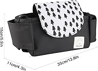 Vista 4 de Baby Stroller Organizer, Universal Stroller Cup Holder Storage Bag Baby Strollers Accessory (GsycleoXGO-11)