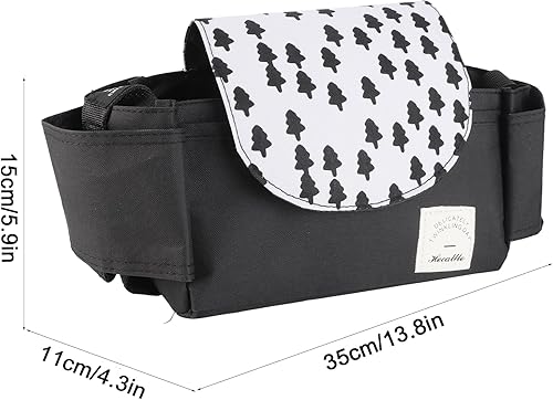 Miniatura 4 de Baby Stroller Organizer, Universal Stroller Cup Holder Storage Bag Baby Strollers Accessory (GsycleoXGO-11)