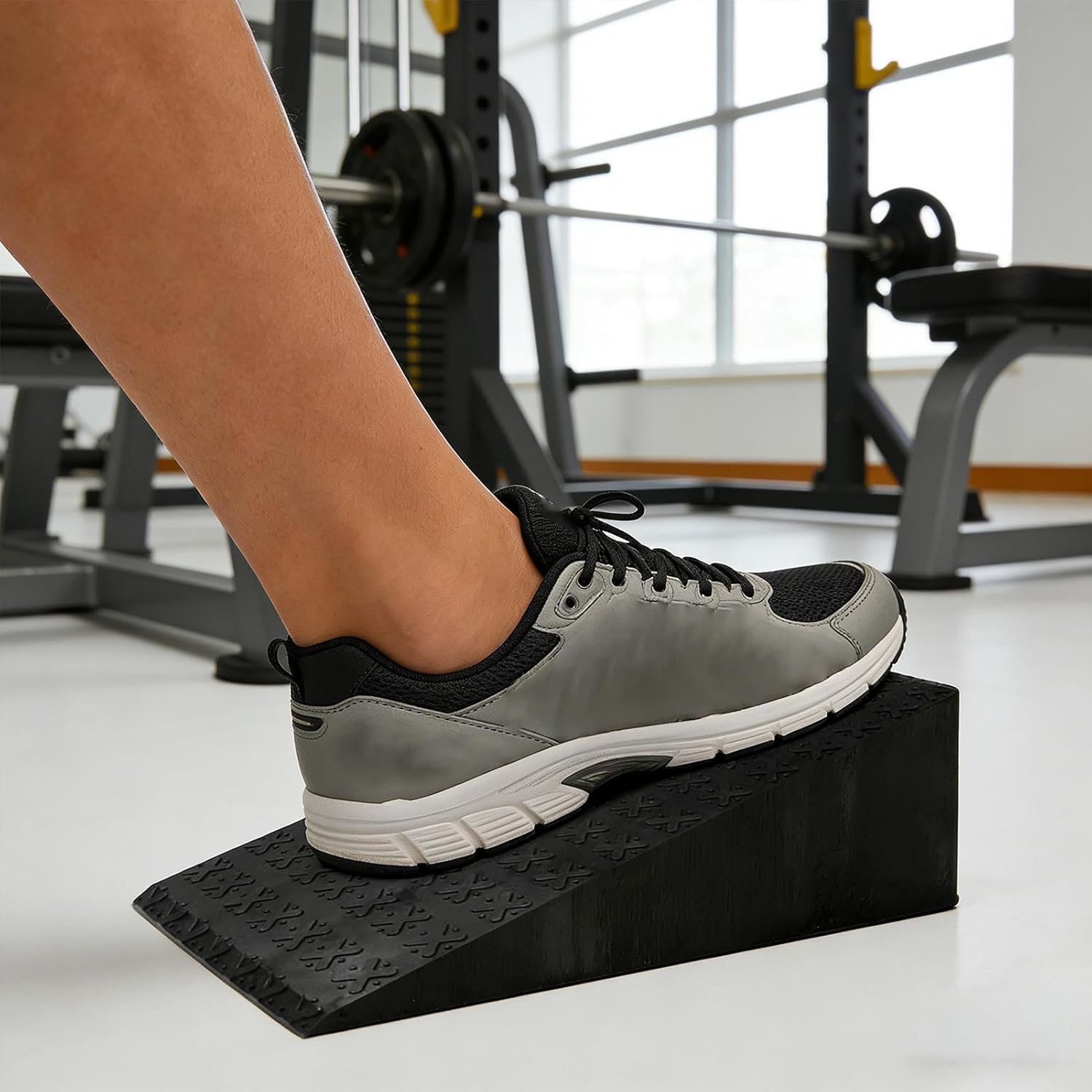 Squat Blocks, Non Slip Workout Equipment, EVA Foam Wedge, Safe and Stable Exercise Tool, Home Fitness Accessory for Squats Women Men Athletes Enthusiasts Studio Gym Dorm Living Room