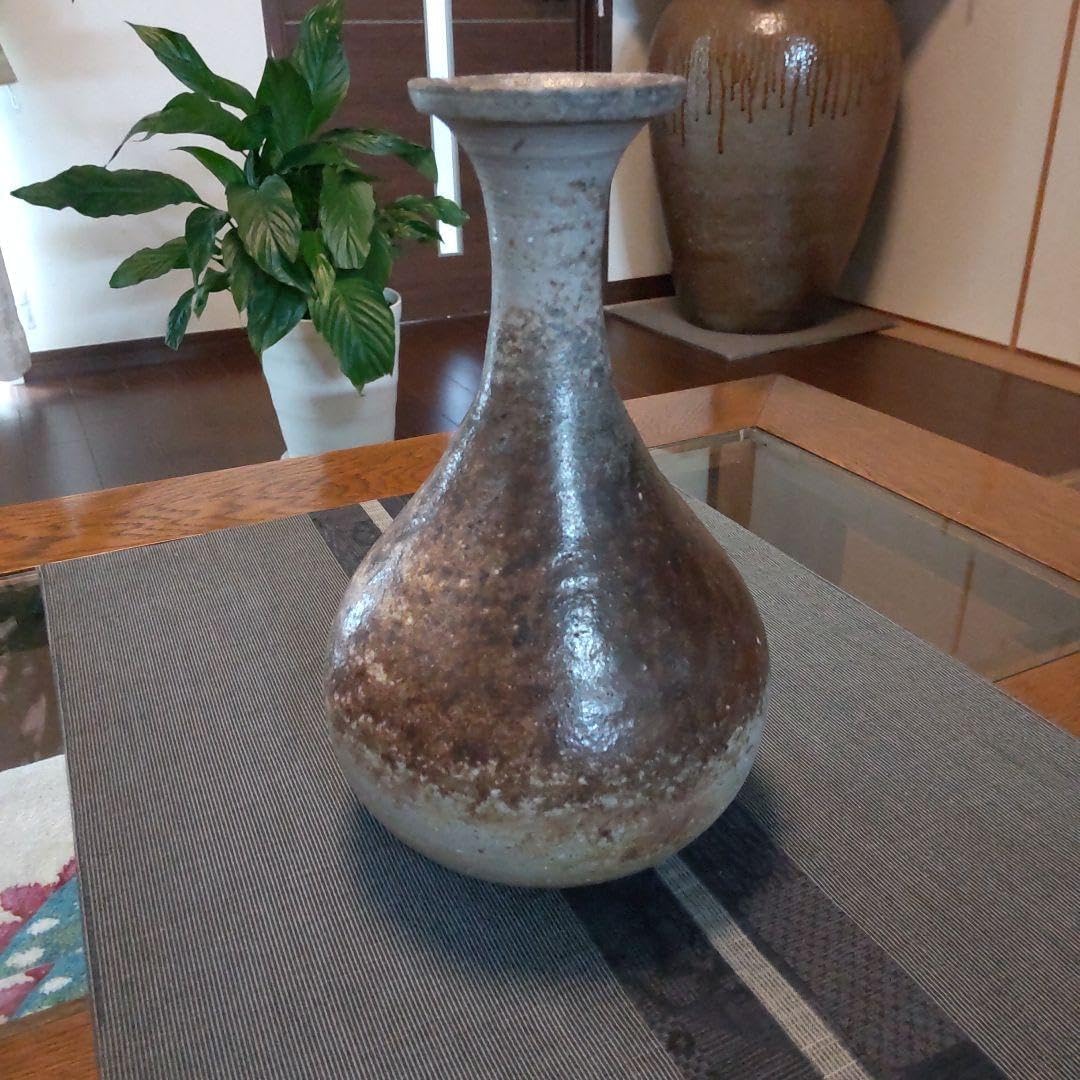 渋い　鶴くび　備前焼　22 渋い 鶴くび 備前焼 22 A 黒備前 鶴くび 31 備前焼 【公式通販】