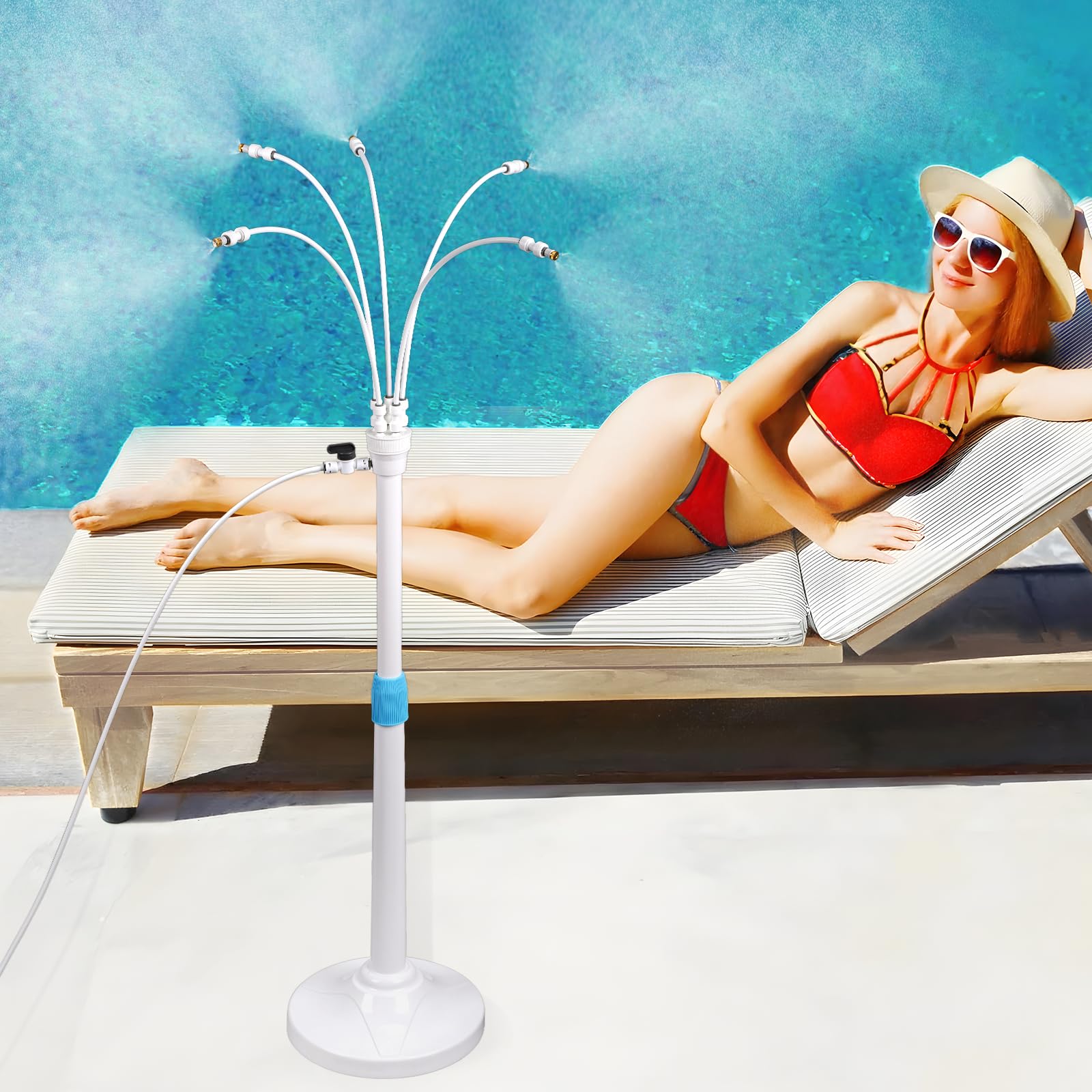 Brumisateur portable pour patio terrasse extérieure et piscine