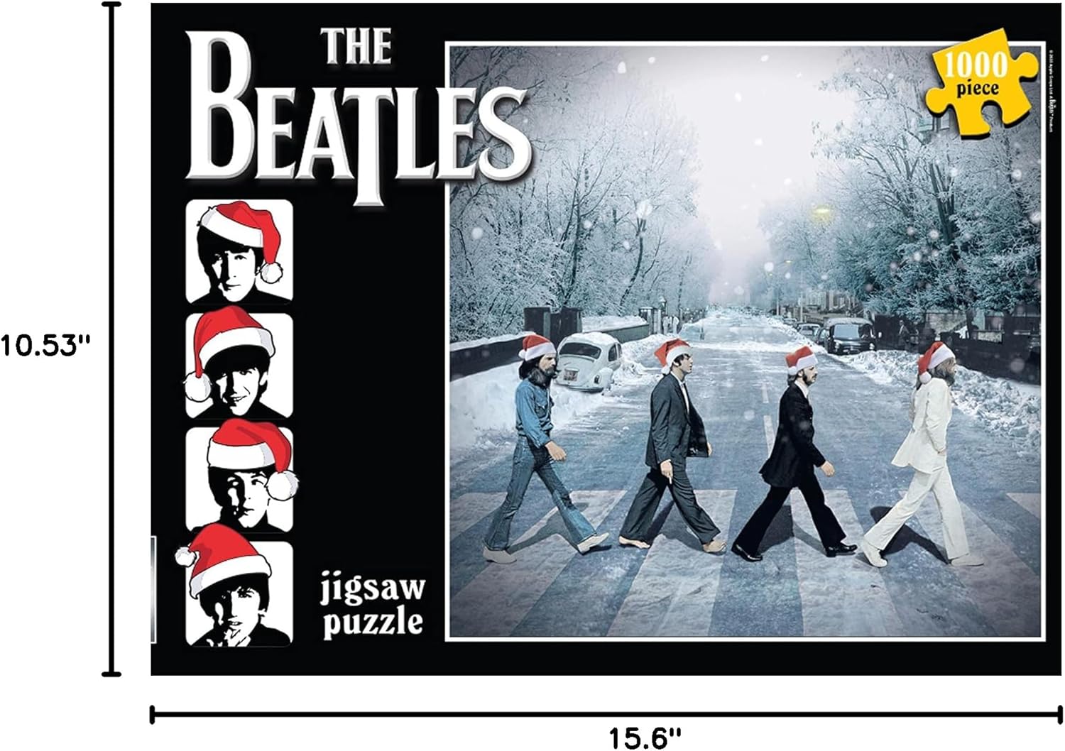 The Beatles Christmas Abbey Road (1000 Piece Jigsaw Puzzle)
