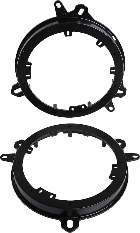 Metra 82-8148 6" to 6.75" Speaker Adapter Fits Select Toyota/Lexus/Scion 1998-2025 Vehicles, Black | Includes mounting brackets, aftermarket upgrade ready, 6.5 inch factory openings, no cutting or drilling, hand tool install