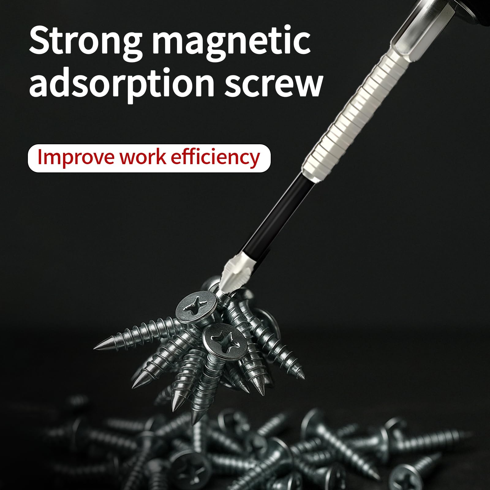 10 Pcs Magnetic Screwdriver Drill Bit Set, Strong Hold Bits with Anti-Slip Design for Drills & Screwdrivers - Image 4
