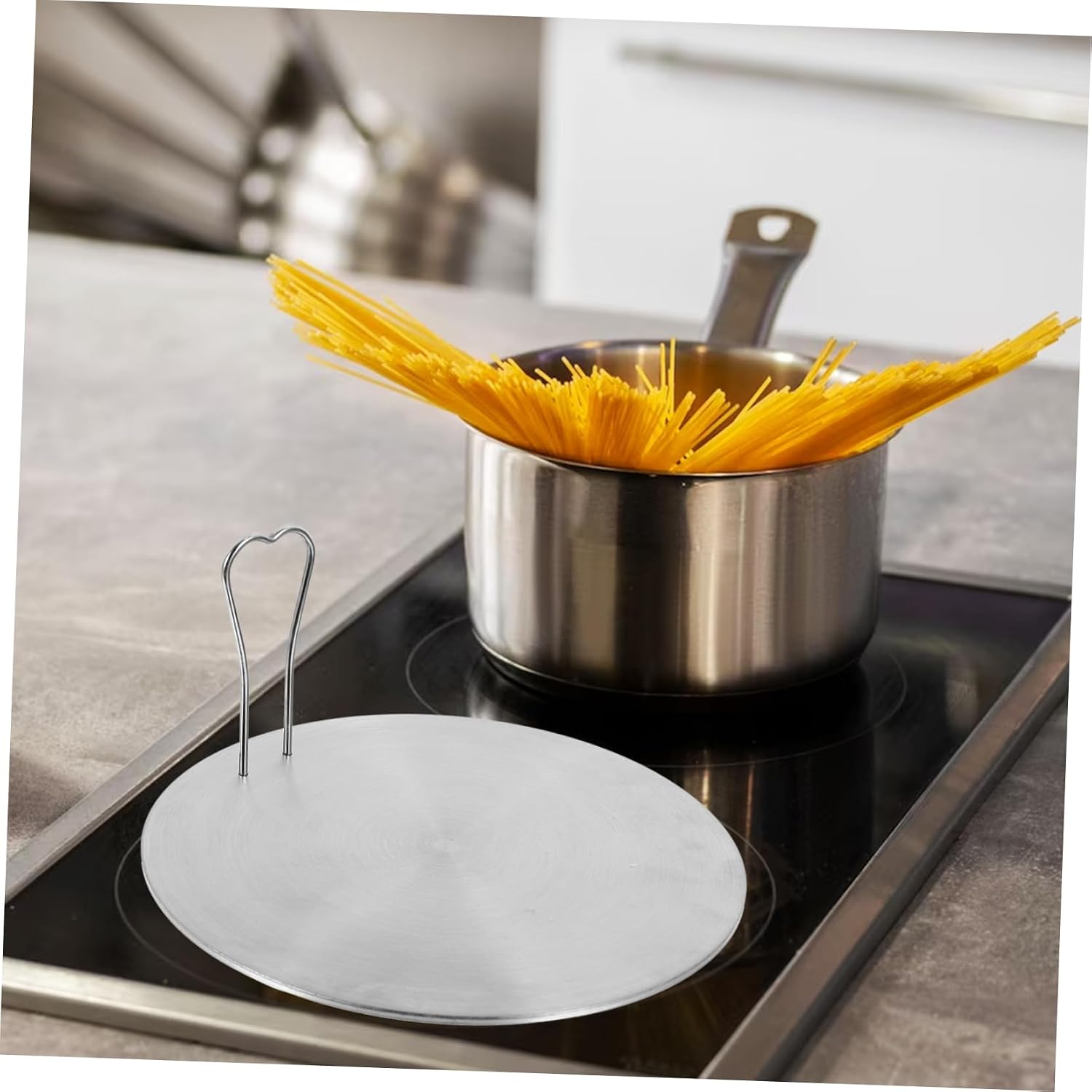 Induction Plate Cooktop Adapter Heat Cooking Diffuser Non-induction Pot Heating Mat Stove Mat