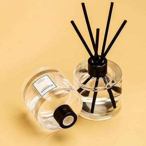 Vista 7 de Juego de 3 difusores de varillas con varillas (1.7 onzas líquidas cada paquete), ambientador para dormitorio, baño, oficina, decoración de estantes