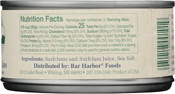 Bar Harbor Chopped Clams -- 6.5 oz