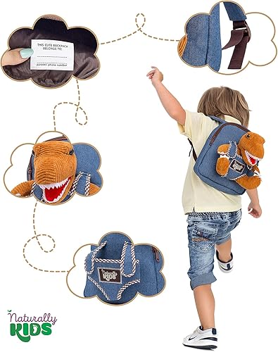 Miniatura 409 de Naturally KIDS - Juguetes de unicornio para niños y niñas de 2 a 3 años, regalos de cumpleaños, mochila de unicornio para niños pequeños 03 Unicornio