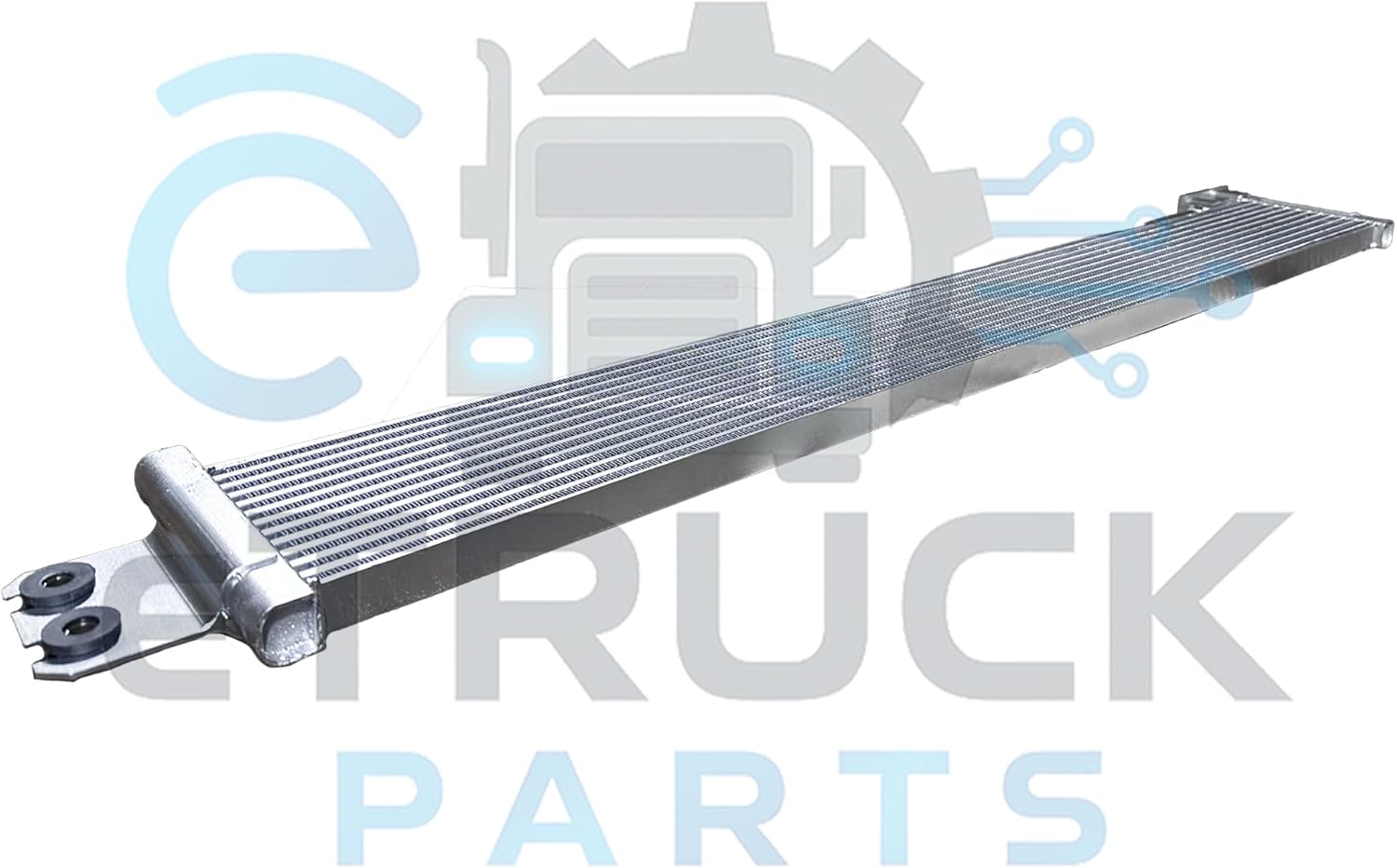 For Freightliner 2018-2025 Cascadia DT12 w/Detroit Engine DD13 DD15 XMSN Transmission Oil Cooler Air to Oil Assembly w/ 3/4" Pipe 07-25222-000