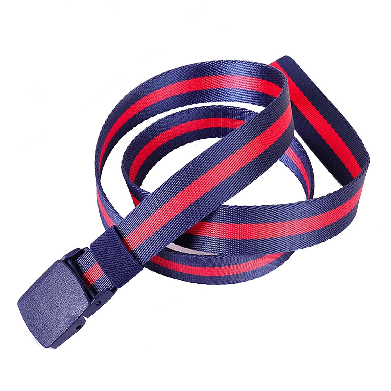 Unisex Red And Blue Nylon Military Tactical Belt-image-33