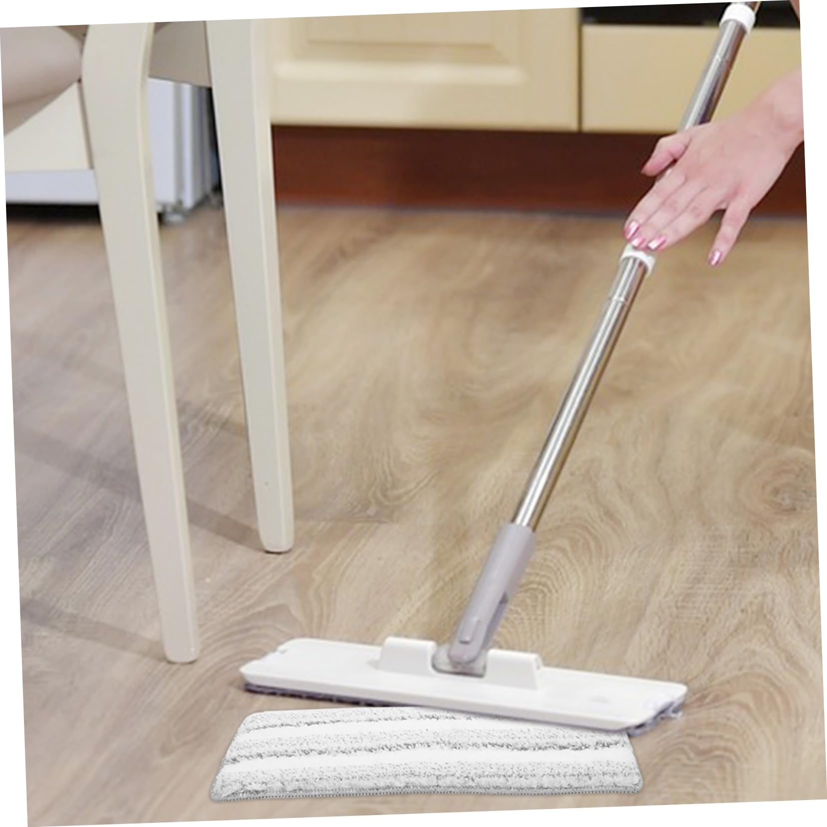 Baluue 9pezzi Mop Refills Ricambi per Mop Microfibra Pad Sostitutivi Riutilizzabili per Pulizia di Pavimenti Piastrelle e Marmo Facili da Lavare e Resistenti