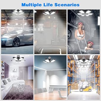 Garage Lights - 32000LM LED Garage Ceiling Lights 6500K Daylight