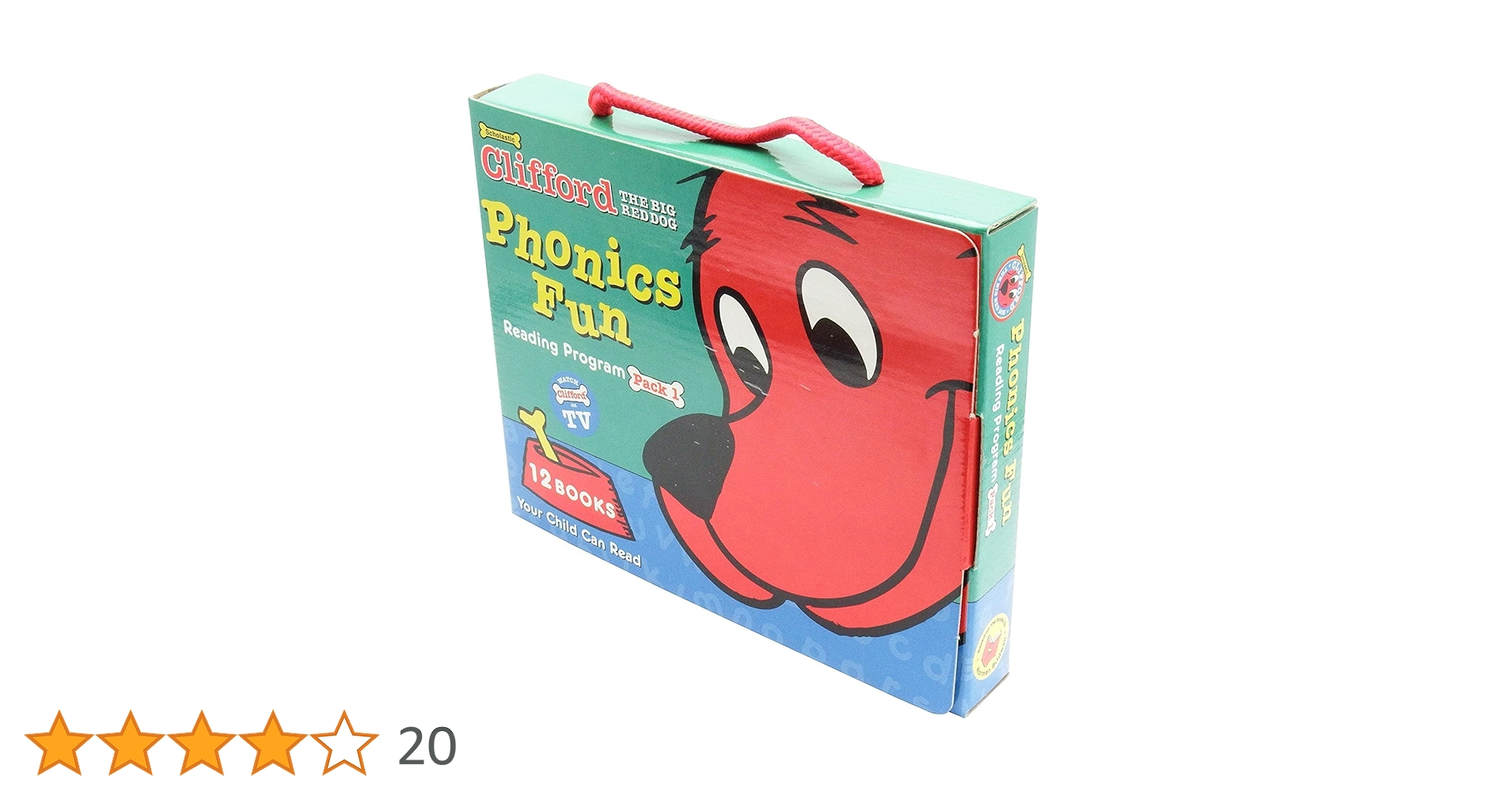 Amazon.co.jp: 英語 絵本 Clifford Phonics Fun 12冊 ボックス