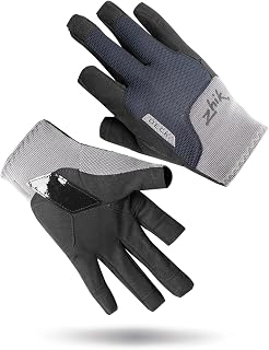 Zhik Half Finger Deck Sailing Gloves - Grey - Easy Stretch