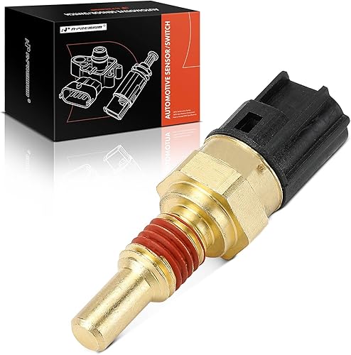 A-Premium Sensor de temperatura del refrigerante del motor 2 pines compatible con Ford F-150, F-250, Explorer, Mustang, Expedition, E-150, E-250 y