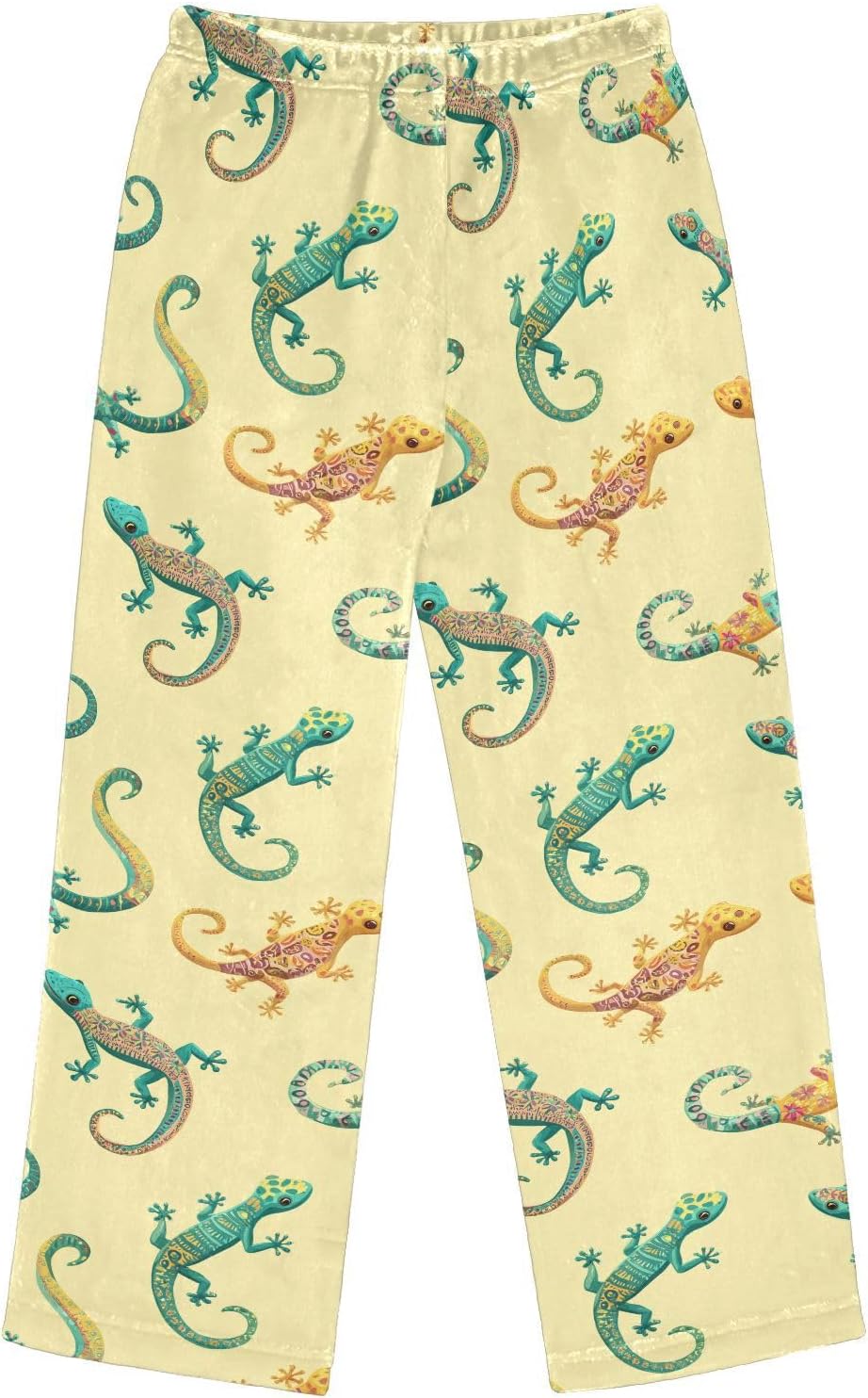 visesunny Funny Colorful Geckos Boys Pants for Kids Fleece Bottoms Long Jogger Pants Trousers with Pockets Size 6-14Y
