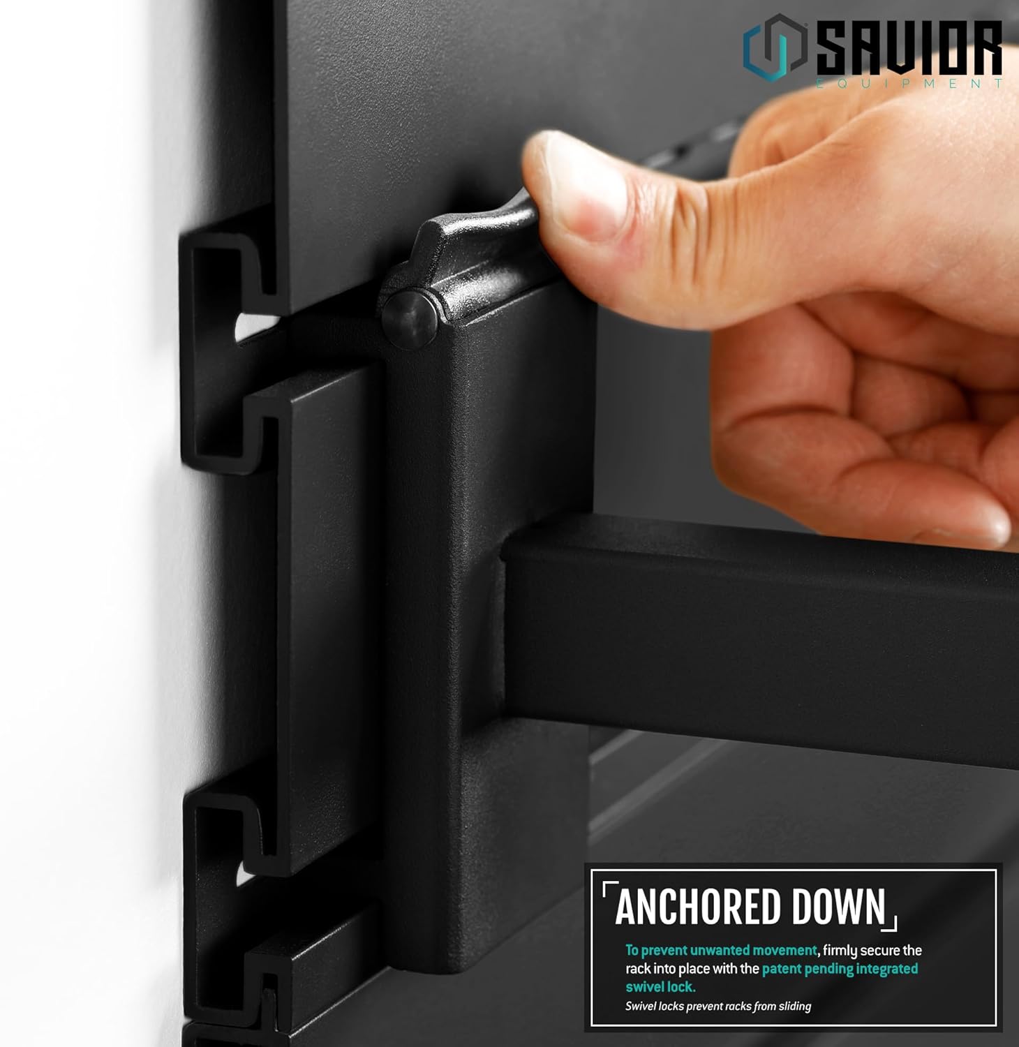 Savior Equipment Wall Rack System Tactical Belt Attachment Gear Wall Mount Display Rack Organizer Hanger, Adjustable Width, Heavy-Duty Steel Construction Hold Up to 20 lbs