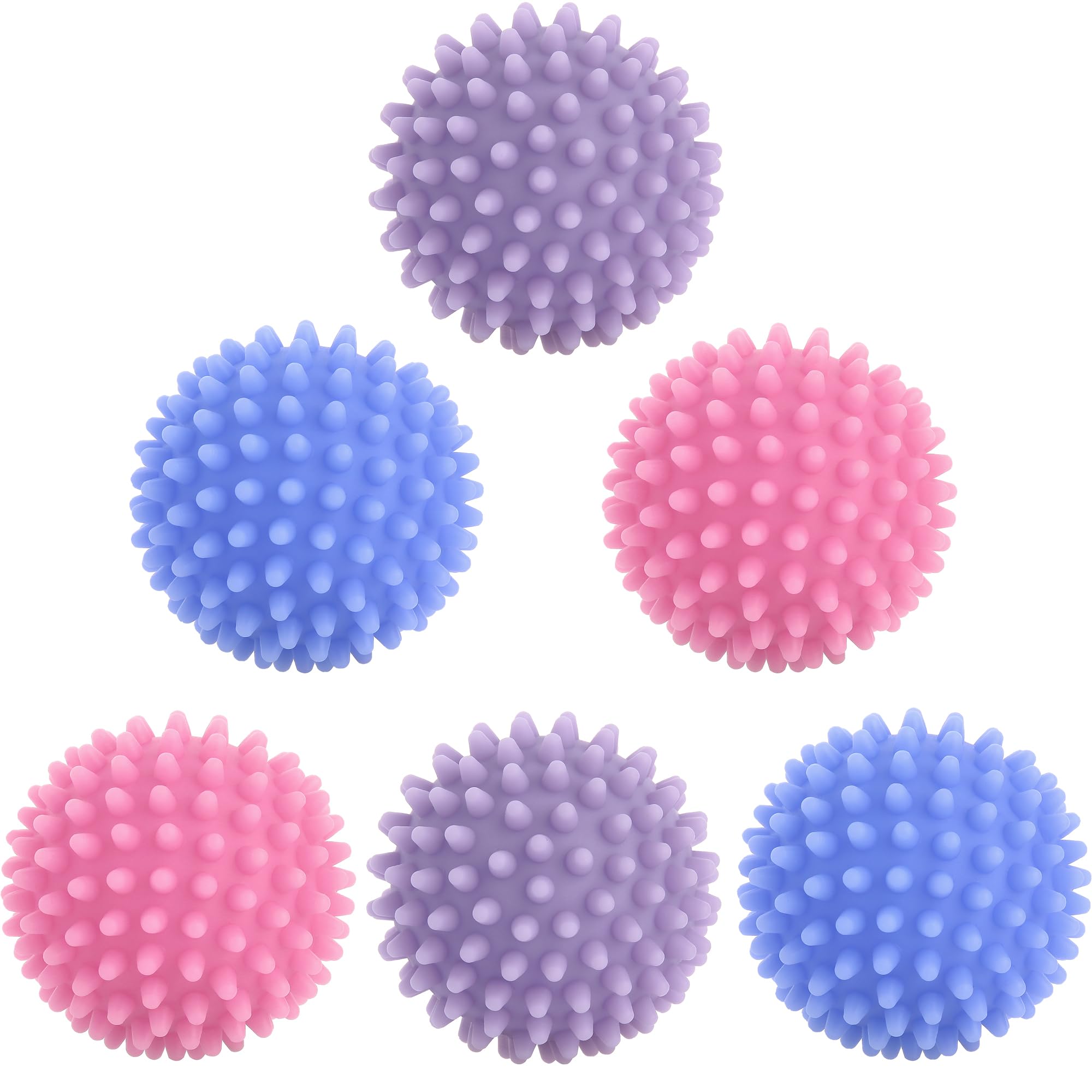 Dryer Balls Laundry Reusable Dryer Balls Anti Static Dryer Drying Balls for Laundry Clothes Fabrics Reduce Wrinkles 2.5 in (Set of 6) (Royal Blue,