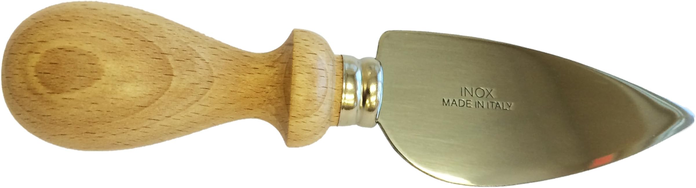 Eppicotispai Stainless Steel Parmesan/Hard Cheese Knife with Wooden Handle, 6-5/8-Inch