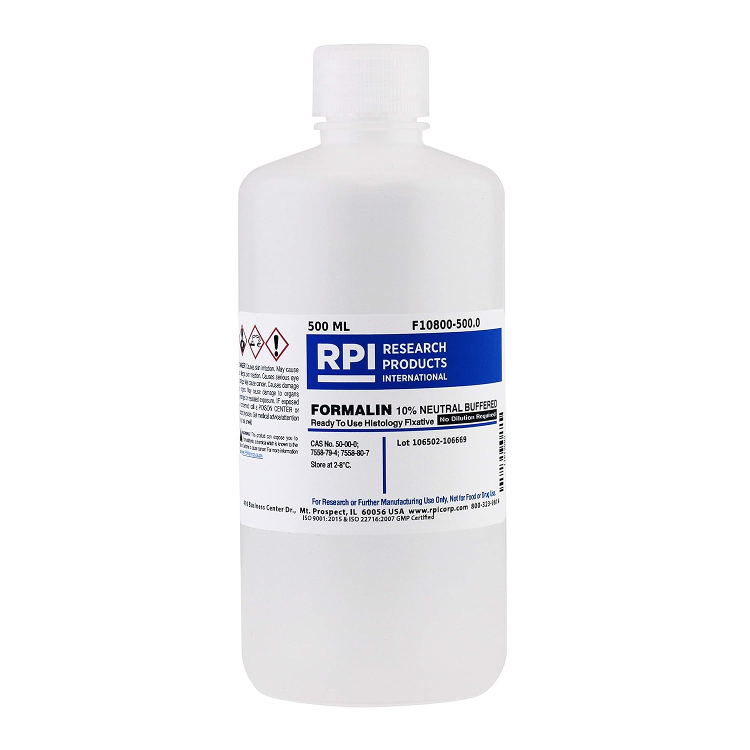 Formalin 10 Neutral Buffered Solution, 500 Milliliters