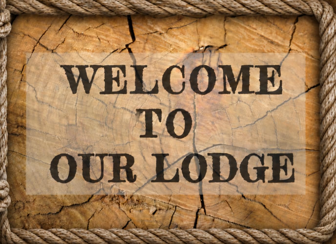 Welcome to our lodge: Rustic guestbook for visitors of your Guesthouse, lodge, B&B