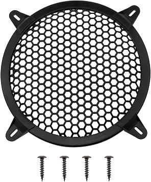 8-inch Speaker Grille subwoofer Grille and Waffle Grille Guard Visor Subwoofer Grille with mounting Screws -1pcs
