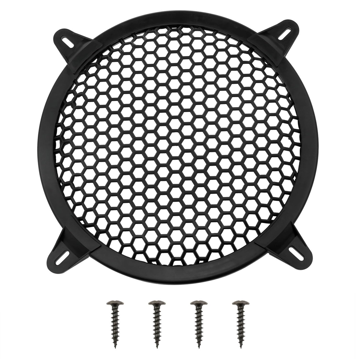 Xhziy 8-inch Speaker Grille subwoofer Grille and Waffle Grille Guard Visor Subwoofer Grille with mounting Screws -1pcs