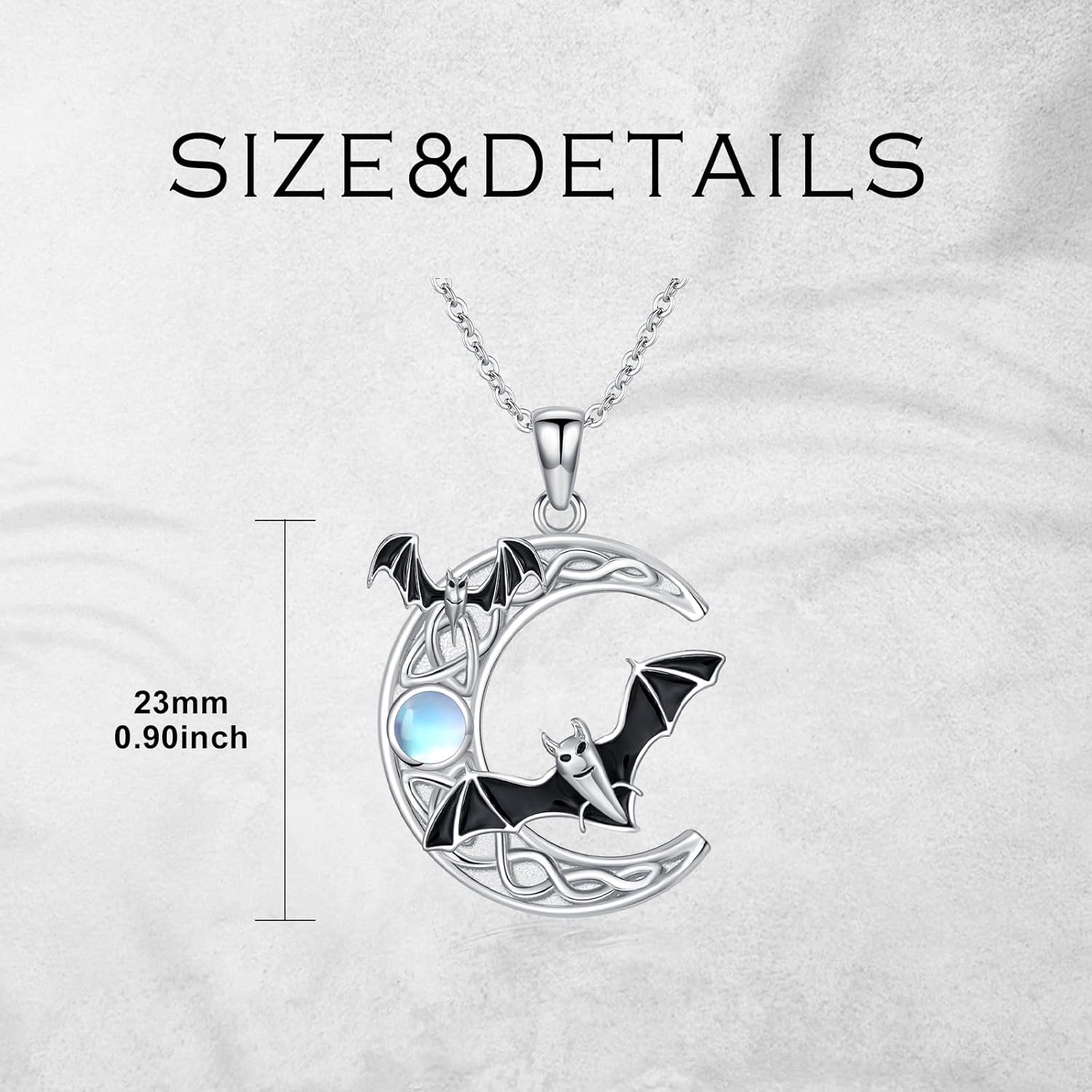 Peace Dove/Swan/Owl/Bat Necklace 925 Sterling Silver Animal Pendant Necklace Jewelry Birthday Valentine's Day Gift for Women Wife