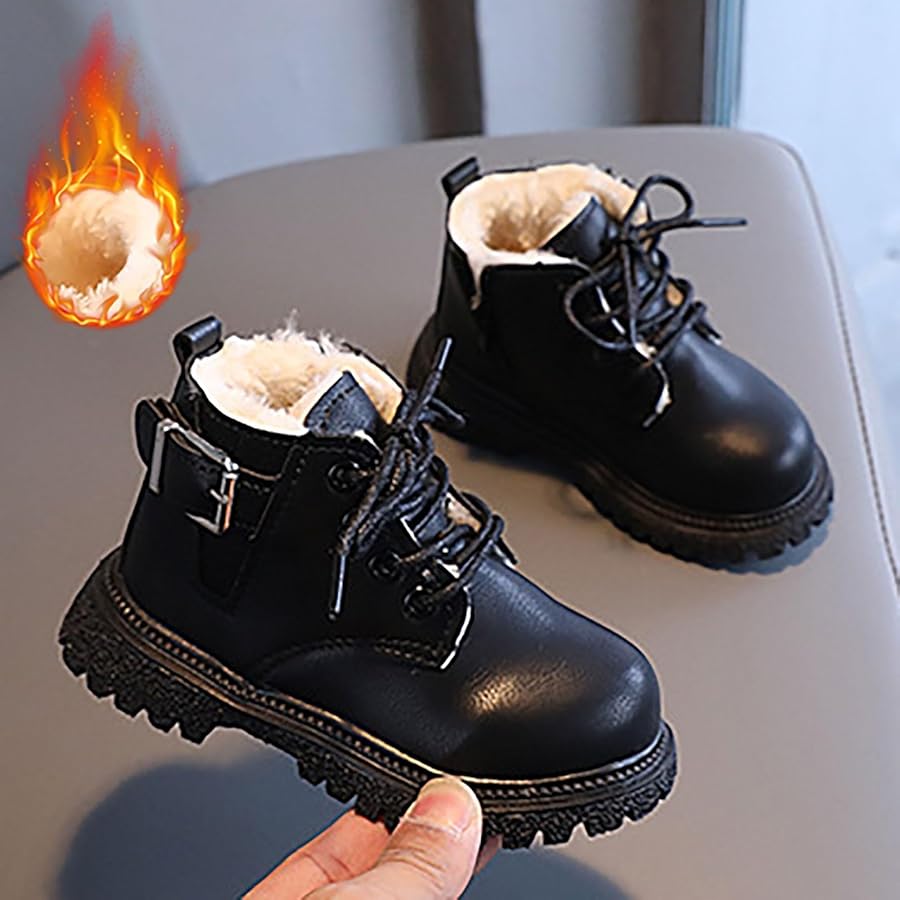 1 Par De Botas De Nieve Para Bebés, Niños Y Niñas, Botón Premium, Suela Blanda Antideslizante, Zapatos De Cuna Cálidos Para Primeros Pasos Para Niños Pequeños Ormromra 221826-3 | Bodega Aurrera En Línea