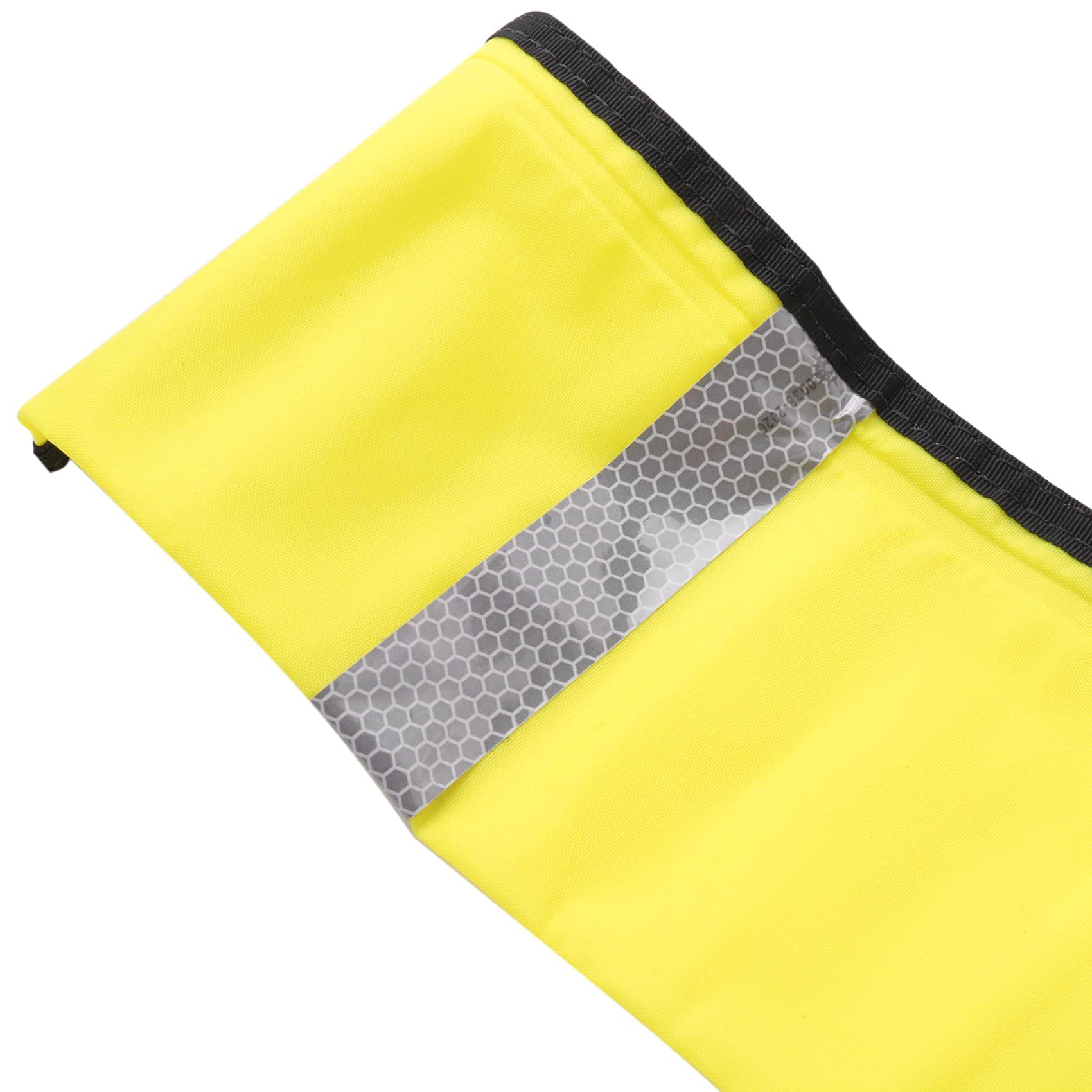 1M Scuba Diving Gonfiabile Segnale di Segnale Boa visibilità Galleggiante Tubo di Segnalazione Salsiccia, Giallo