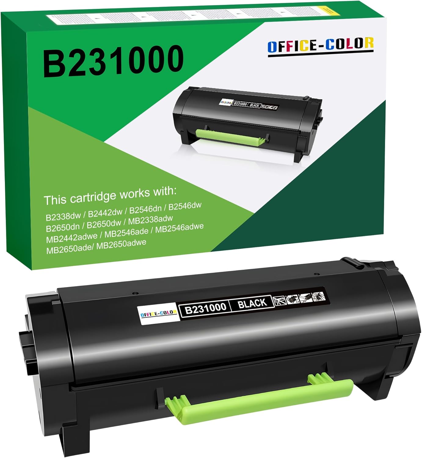 B231000 Toner Cartridge Replacement for Lexmark B2338,B2442,B2546,B2650,MB2338,MB2442,MB2546,MB2650 Printer Toner
